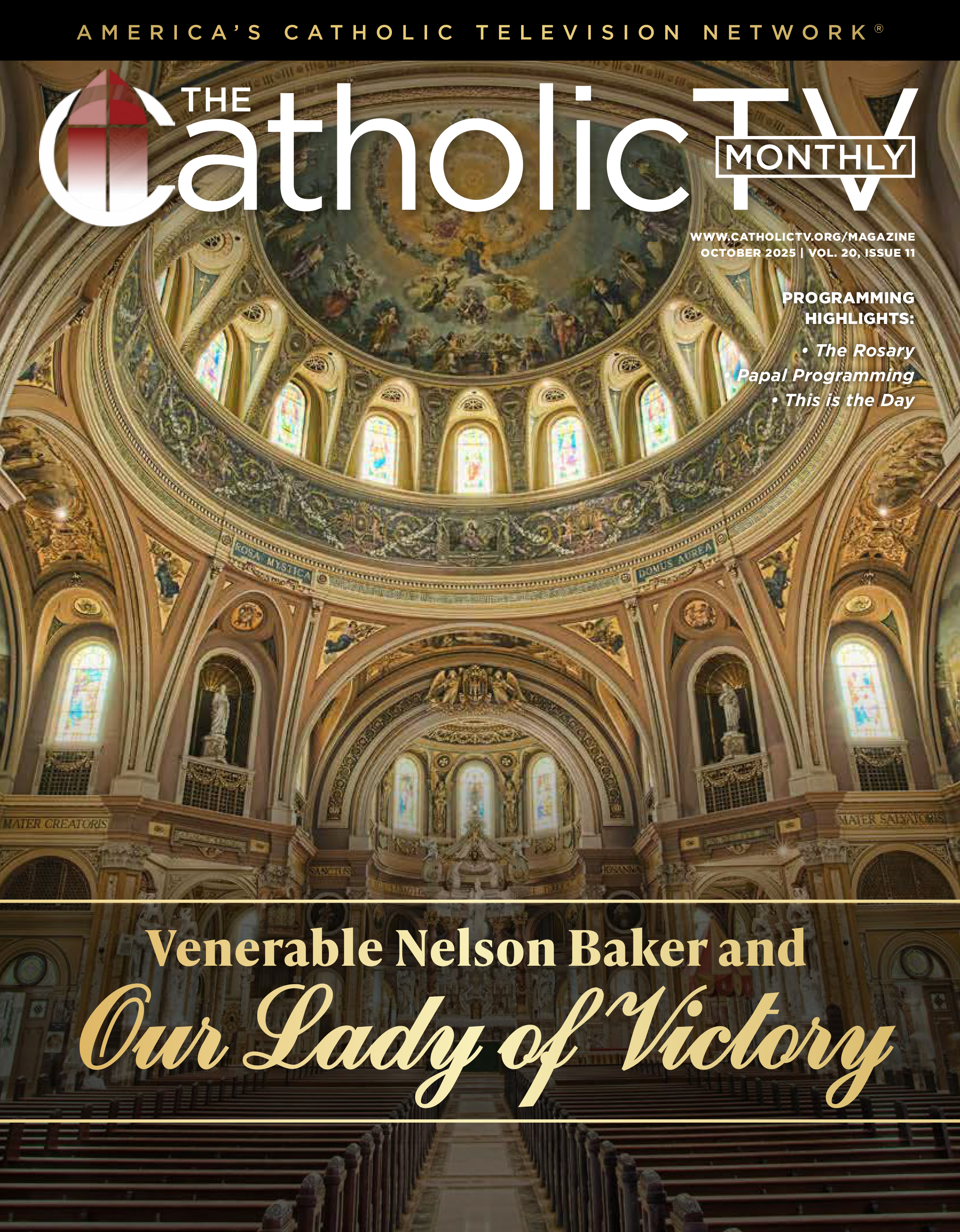 Interior shot of Our Lady of Victory Basilica, Lackwanna, New York